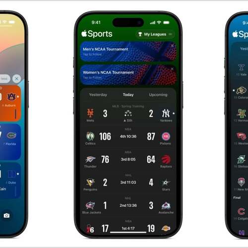 Start Your Apps: Apple Sports Adds F1, March Madness Tracking, More