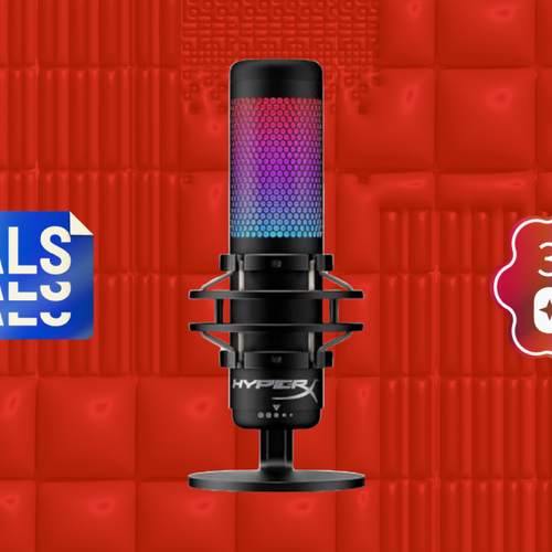 Upgrade Your Audio Output With 38% Off the HyperX QuadCast S USB Microphone