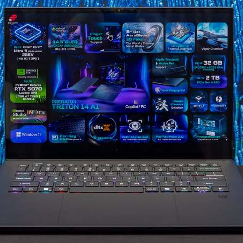 I Can't Wait to Test Acer's Predator Triton 14 AI, a Spiffy OLED Laptop for Gamers and Creators