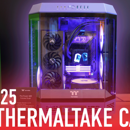 Thermaltake's 2025 CES PC Cases: I Spied Wild Colors and...Full Liquid Immersion?