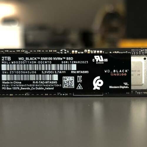WD Black SN8100 Review: This PCI Express 5.0 M.2 SSD Is the Fastest Yet