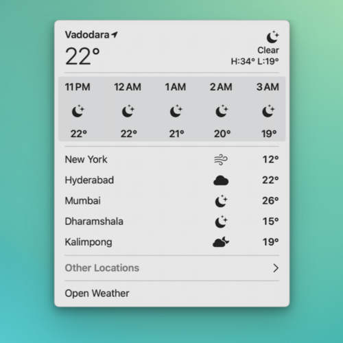 The Weather App Is Coming to Your Mac Menu Bar