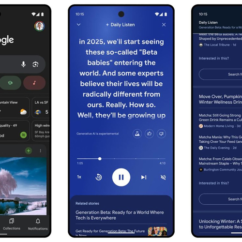 Google’s New ‘Daily Listen’ Is a Personalized AI-Powered News Podcast