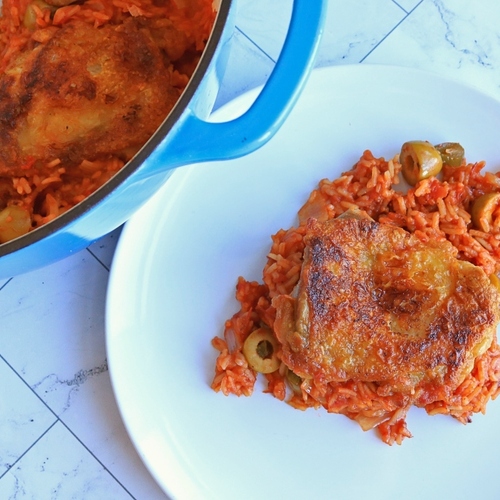 I Can’t Get Enough of This One-Pot Crispy Chicken and Rice Dish