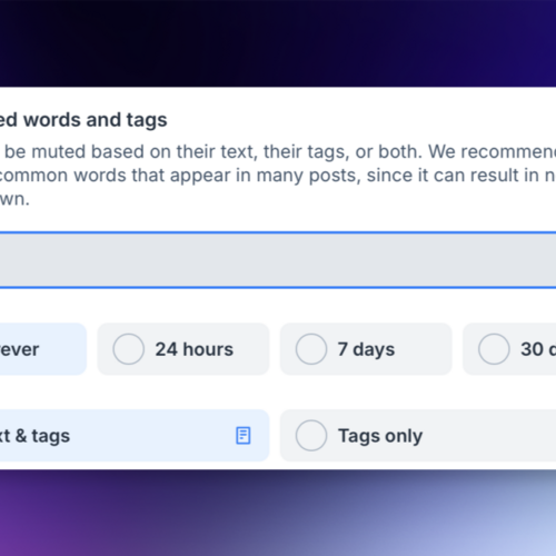 How to Mute Words and Phrases on Your Bluesky Feed