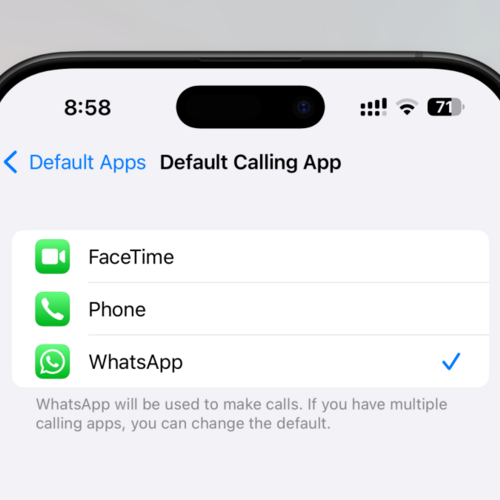 You Can Now Make WhatsApp the Default Calling and Messaging App on Your iPhone