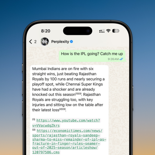 You Can Now Talk to Perplexity AI Directly From WhatsApp