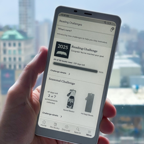 This Phone-Sized E-Reader Helped Me Smash My 2025 Reading Goal