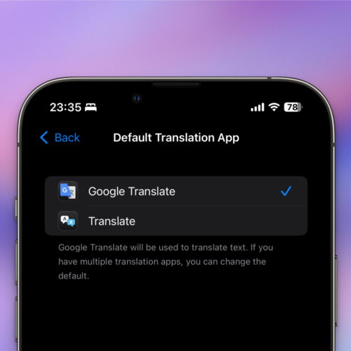 You Can Make Google Translate Your iPhone’s Default Translation App