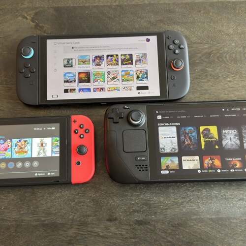 How the Nintendo Switch 2 Looks (and Feels) Next to the Steam Deck and Original Switch