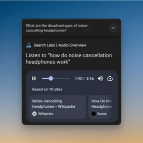 Google Will Now Use AI to Summarize Your Search Results As a Podcast