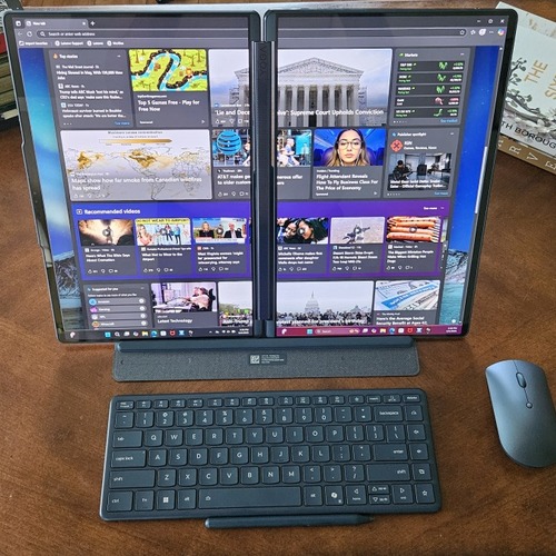 This Dual-Screen Laptop is a Gorgeous Case of Overkill