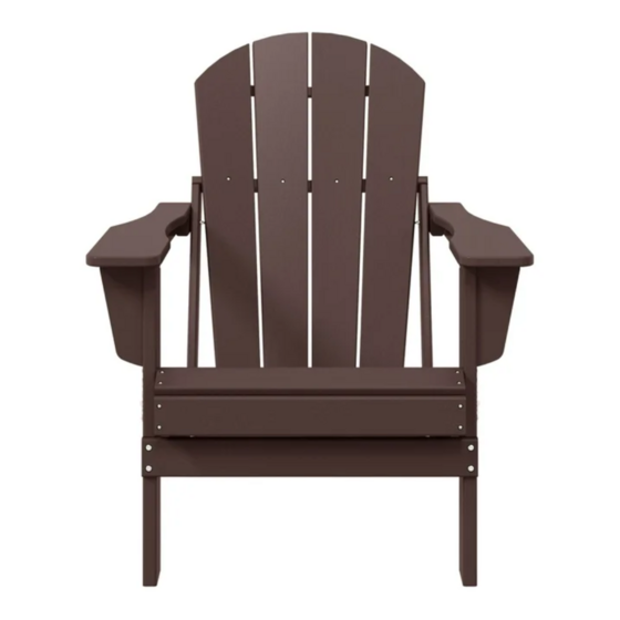 Westintrends Outdoor Folding Adirondack Chair Now $100 ($140 Off)