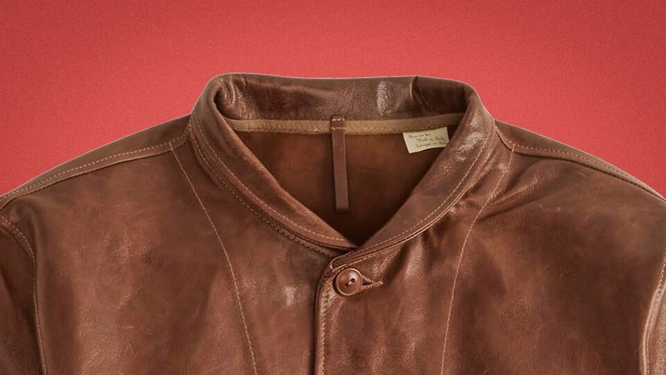 The Levi's Vintage Reissue of Albert Einstein's Iconic Leather Jacket Has No Business Looking This Good